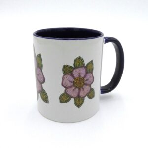 Beaded Flower Sublimation Mug