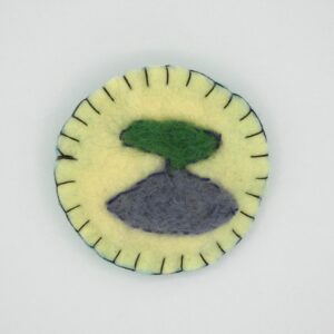Felted Ulu Pin