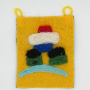 Felted Inukshuk Wall Hanging